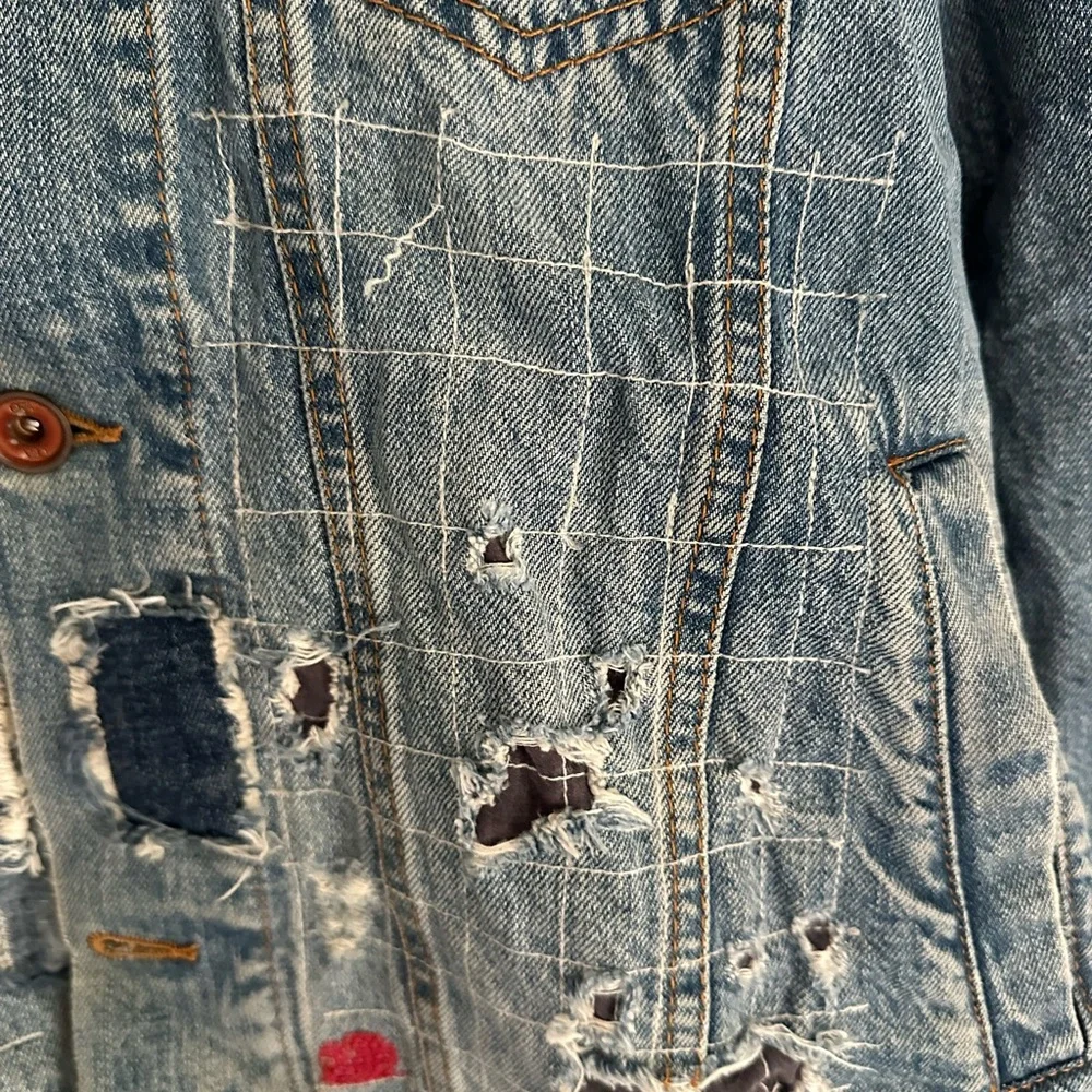 Distressed Denim Jacket - Picture 5 of 5